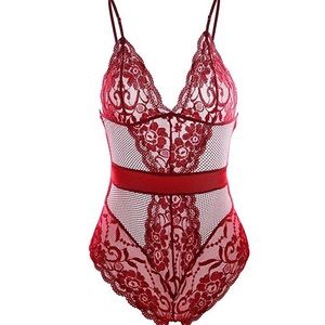 one piece fishnet baby doll lingerie